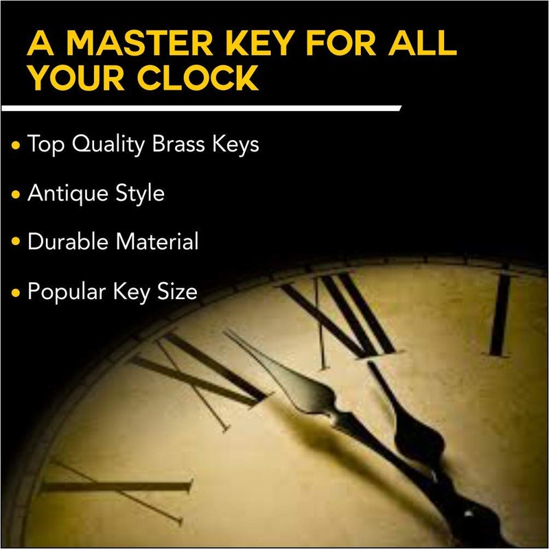 Brass Blessing Clock Winding Key - 5024 - Image 2